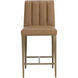 Wilbur 39.75 inch Milliken Cognac Counter Stool